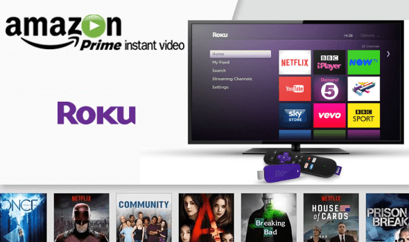 how to connect roku to amazon prime