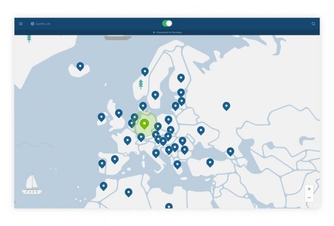 nordvpn server list