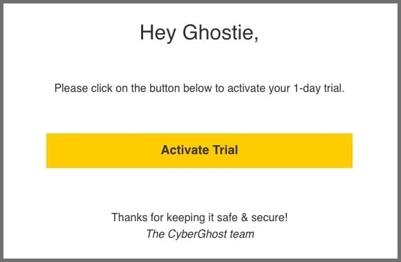 cyberghost 1 day trial