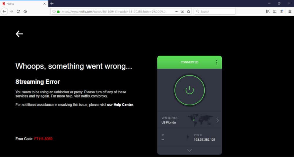 PIA Not Working