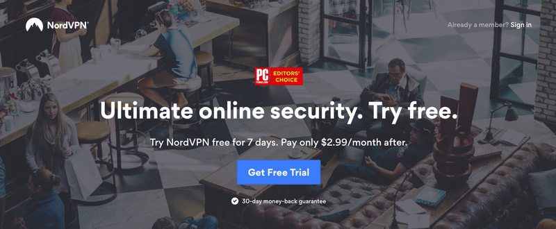 free nordvpn trial