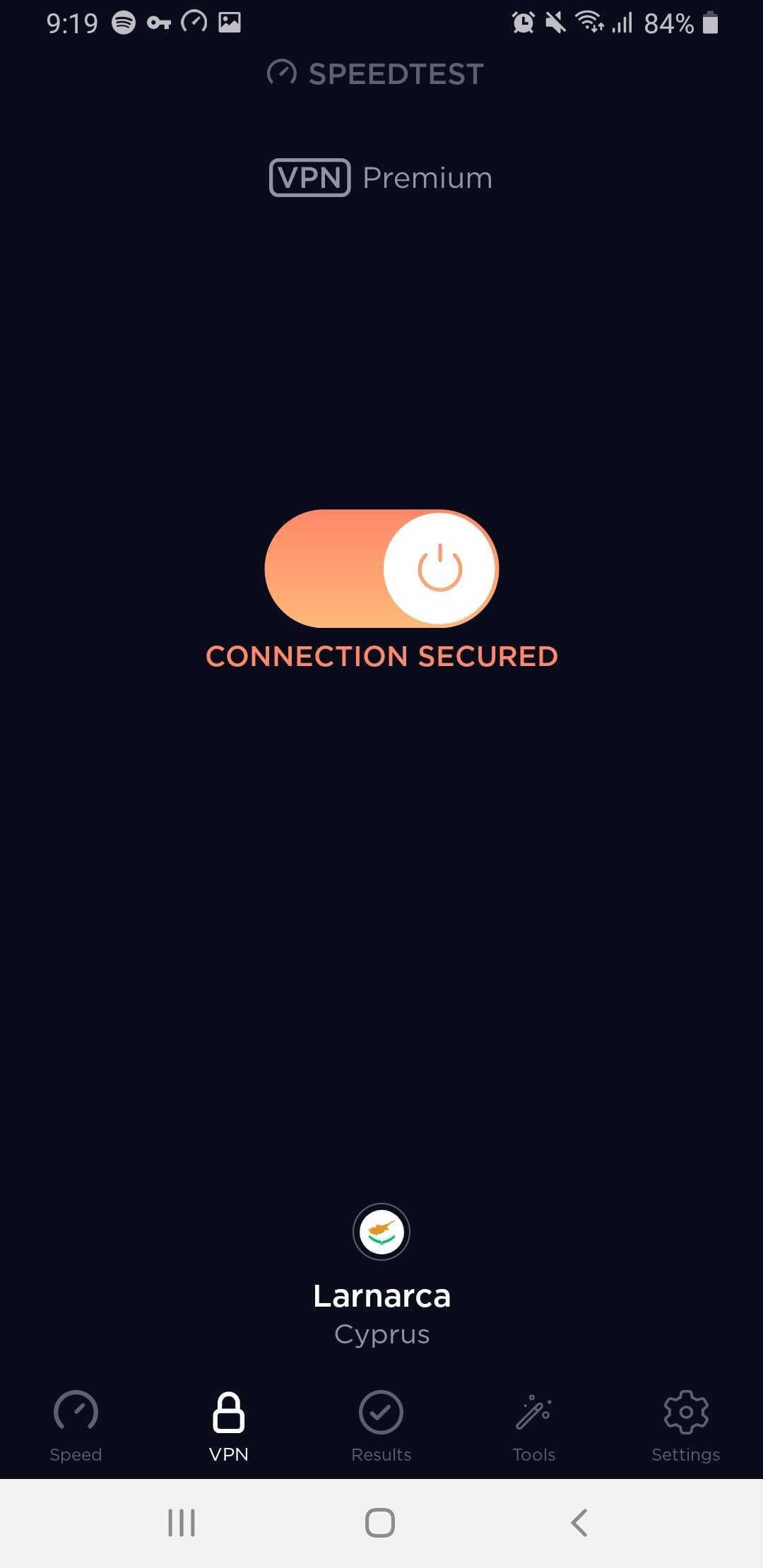 speedtest by ookla vpn